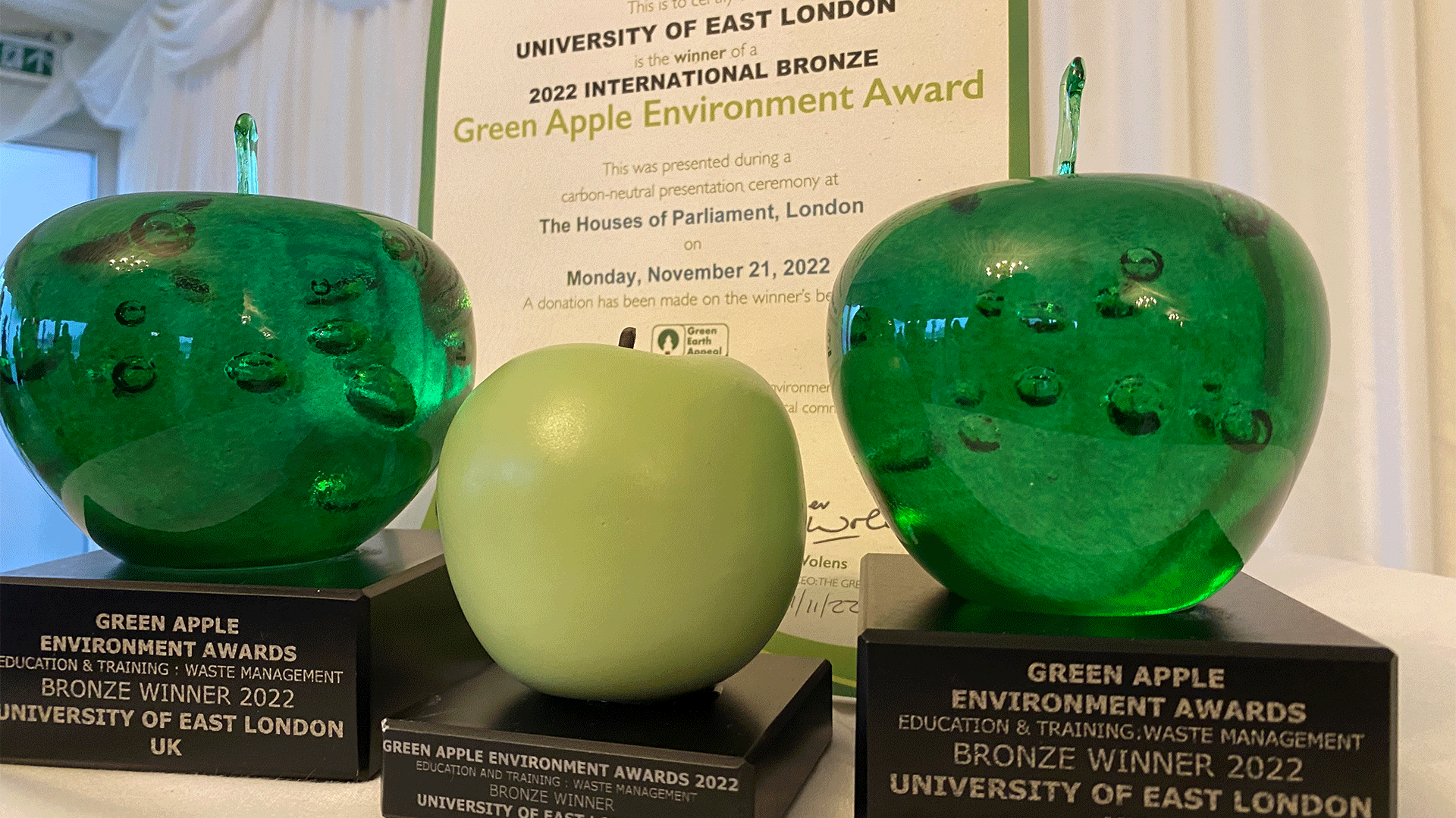 UEL game wins big at the 2022 Green Apple Awards University of East