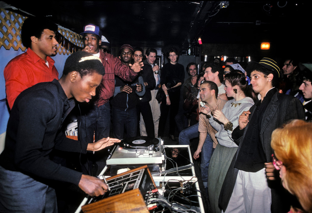 Musicians and DJs in a New York club