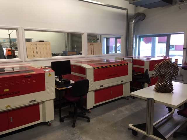 Inside view of the Digital Fabrication Lab