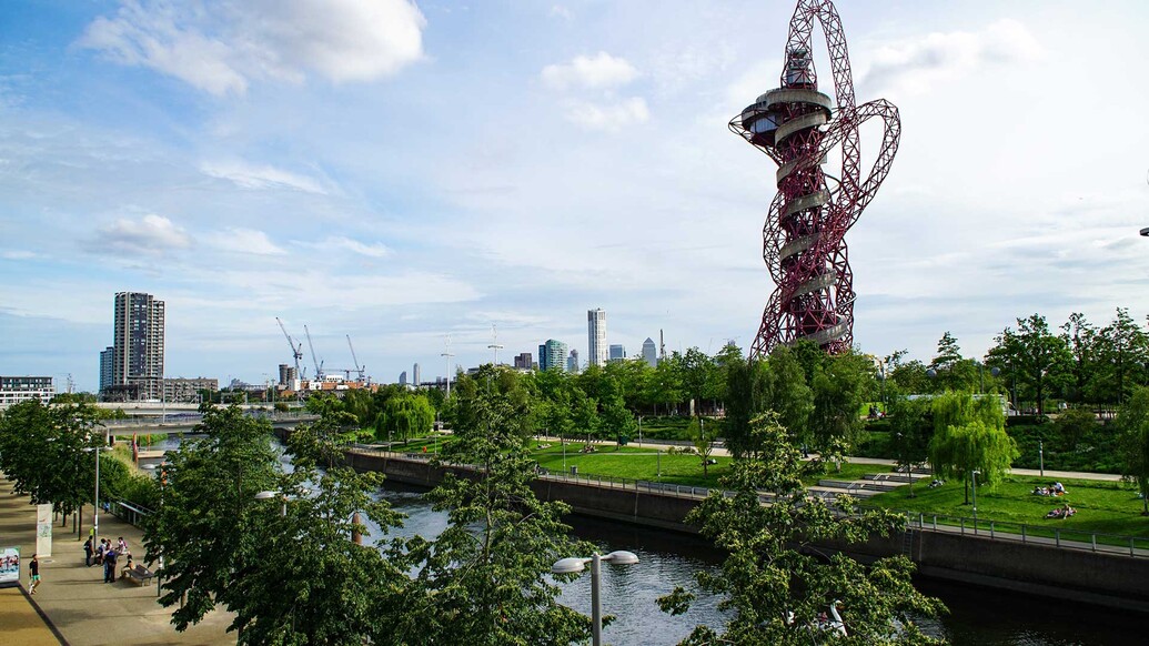 Olympic Park with Arcelor-Mittal Orbit in view
