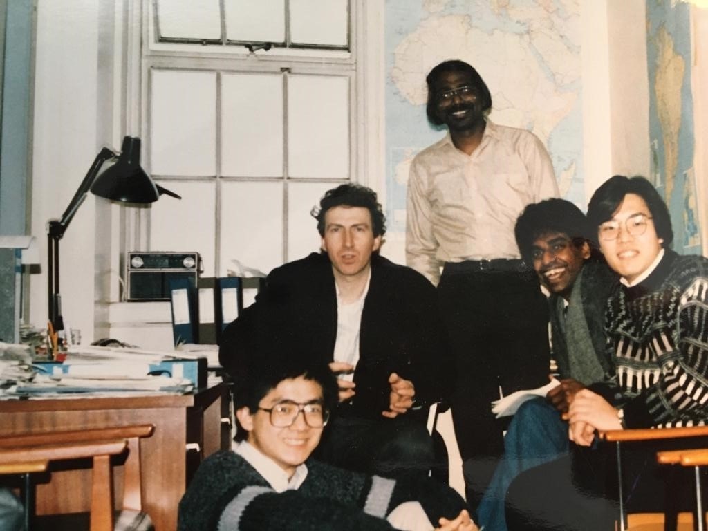 A group Law School students in the 80s
