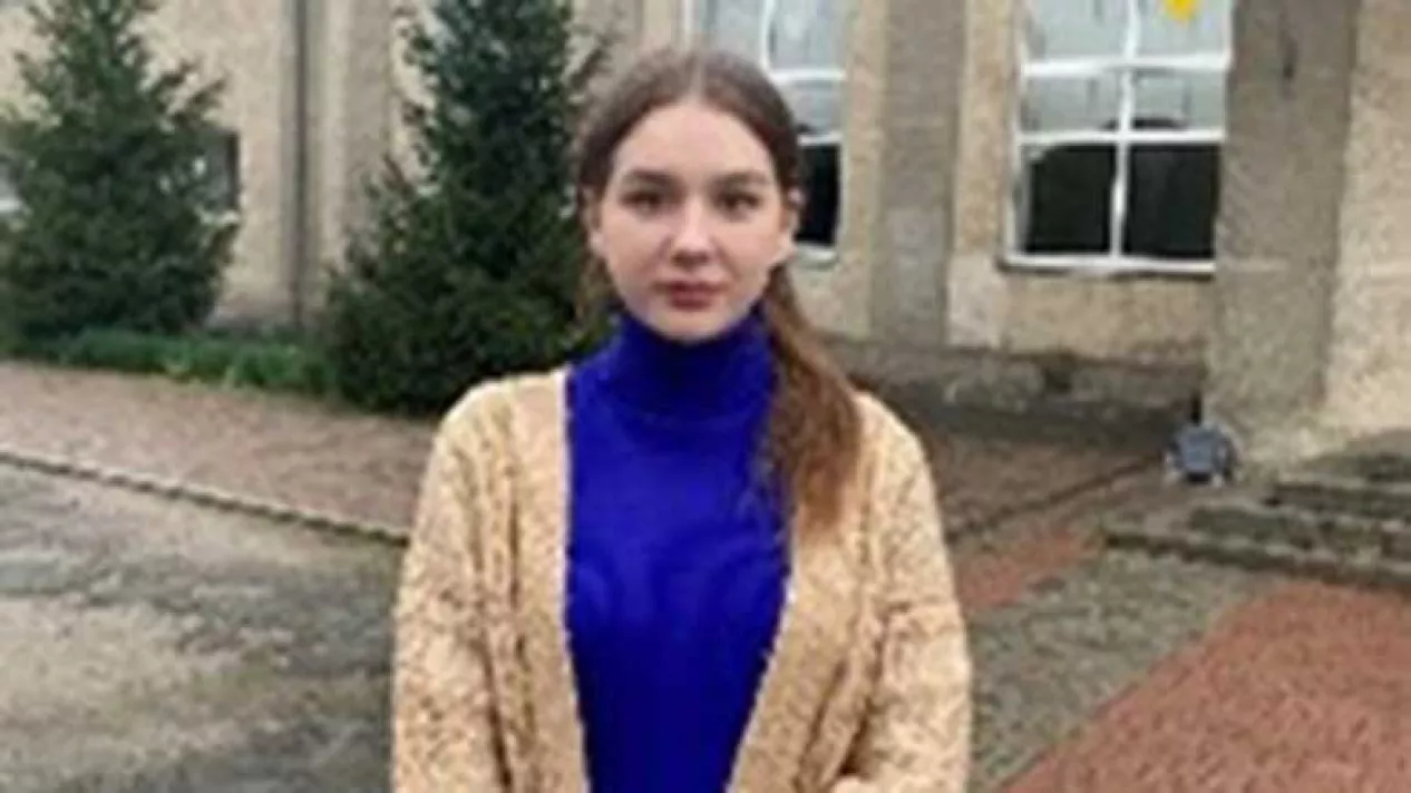 Alona Zamohylna, Ukrainian student