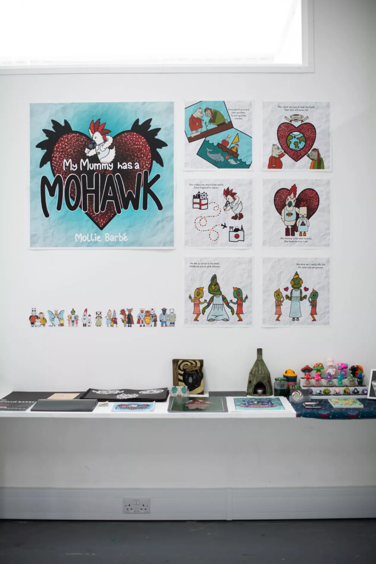 BA illustration degree show heart graphics